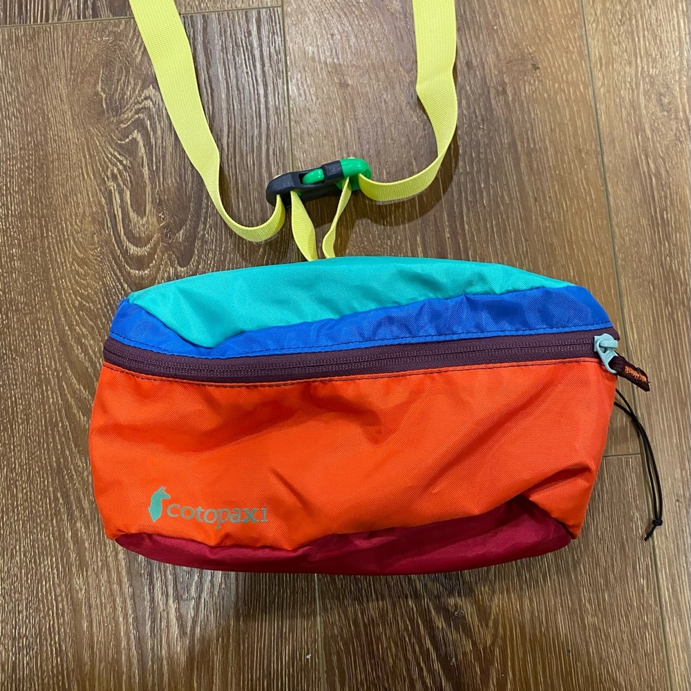 Brand New Cotopaxi fanny pack and cross body bag. Never worn